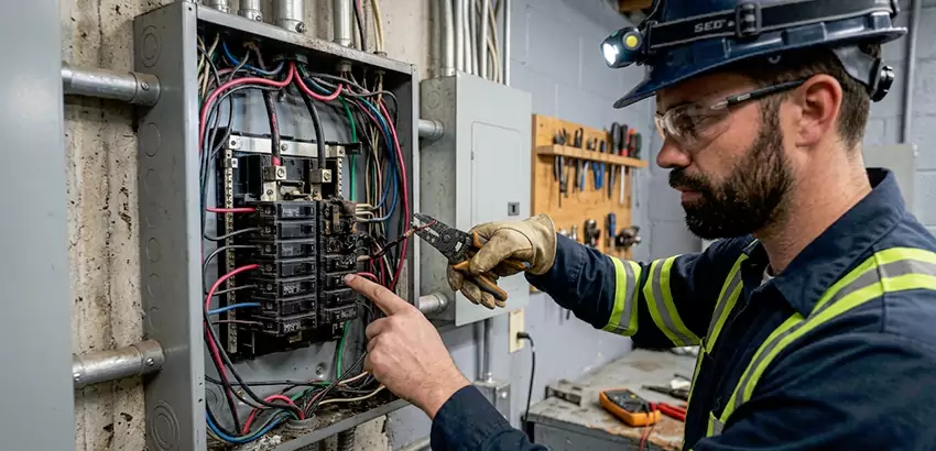 Breaker Box Short Circuit Repair in Columbus