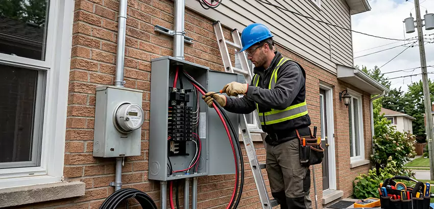 Outdoor Subpanel Installation in Columbus