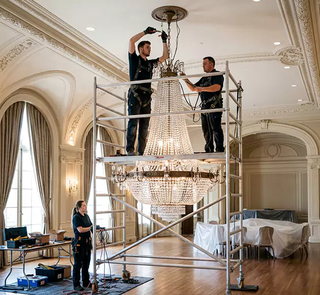 Professional Chandelier Installation: Your Local Fixture Team in Columbus, OH
